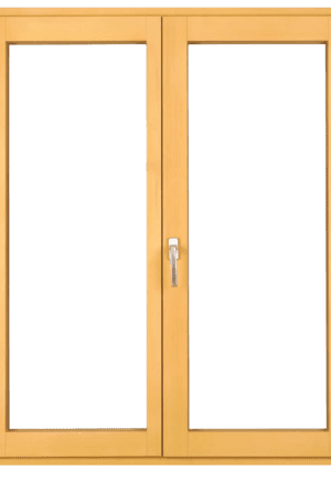 Drveni prozor sa griljama 120x140/2