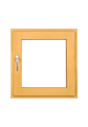 Drveni prozor sa griljama 60x60