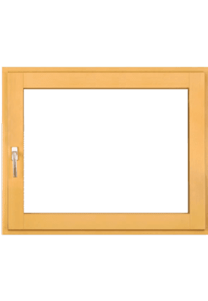 Drveni prozor sa griljama 80x60