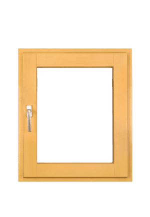 Drveni prozor sa griljama 80x90