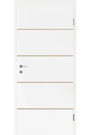 Sobna vrata Bijelo Obojana + Hrast Natur